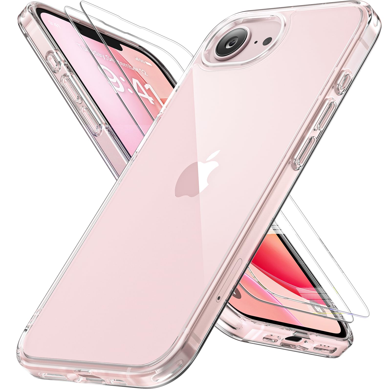 Miracase Magnetisch für iPhone All Series Hülle mit Magsafe [TOP Militärschutz & Magnetkraft] Stoßfest Kratzfest mit Samtiger Haptik Extrem Langlebig Handyhülle für iPhone