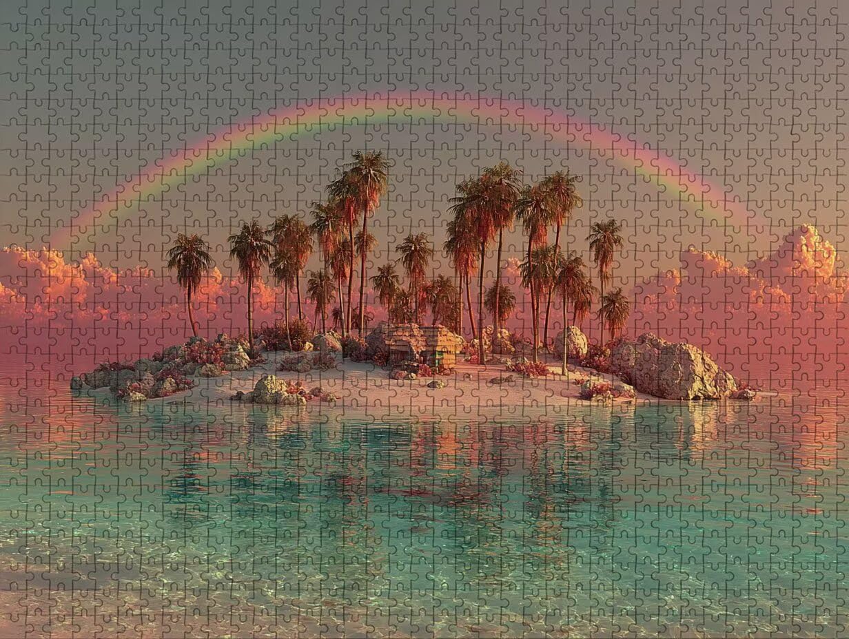 Vista Al Mar Puzzle Madera 2000 Piezas, SueñO Puzzle Adultos con Caja 99x70cm, Rompecabezas Desafiante, para Hombres Mujeres Adolescente, Juegos de Rompecabezas Creativos, Decoracion Hogar, 1-9448