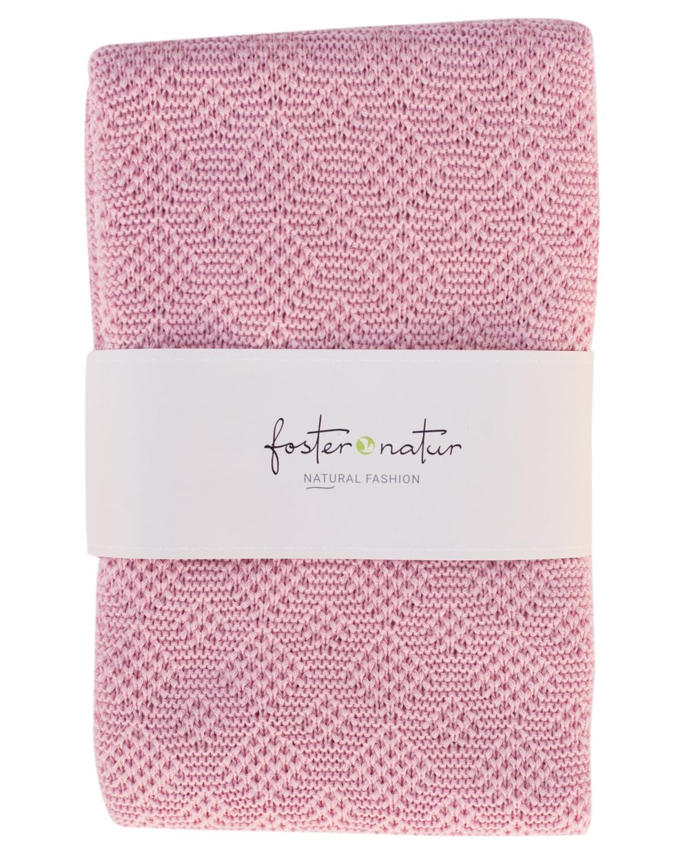 FosterNatur, Coperta per neonati, 100% lana merino superfine, senza mulesing (blush)