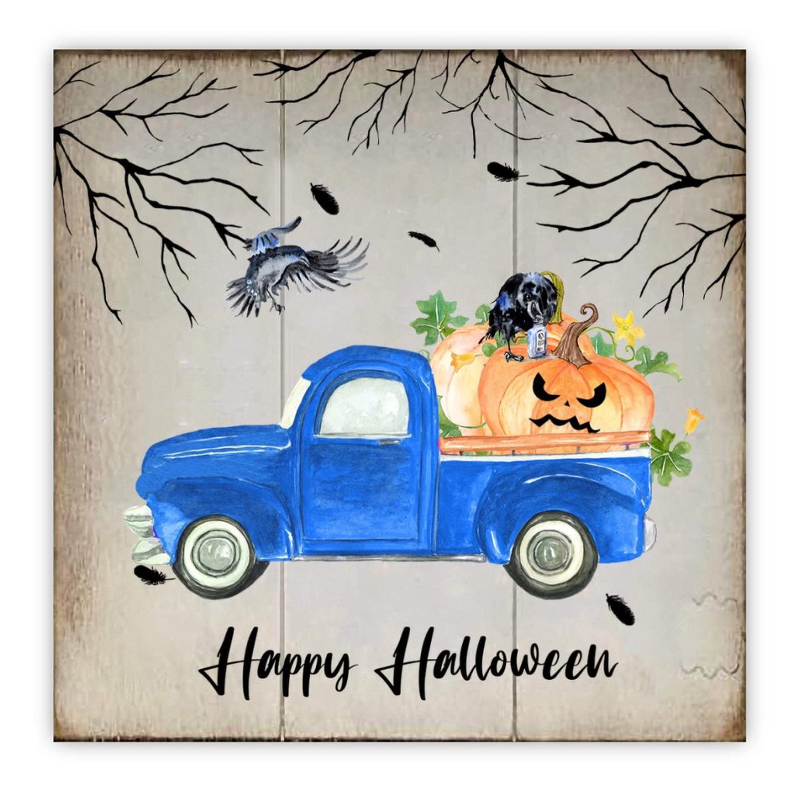 Panneau Halloween en bois : la solution pour une deco murale sans effort
