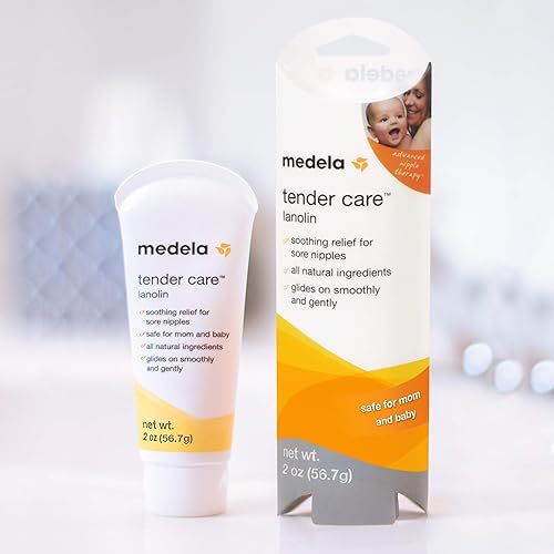 Miniatura 3 de Medela, Tender Care - Crema para pezones de lanolina para lactancia materna, crema para pezones totalmente natural, lanolina de cuidado tierno,