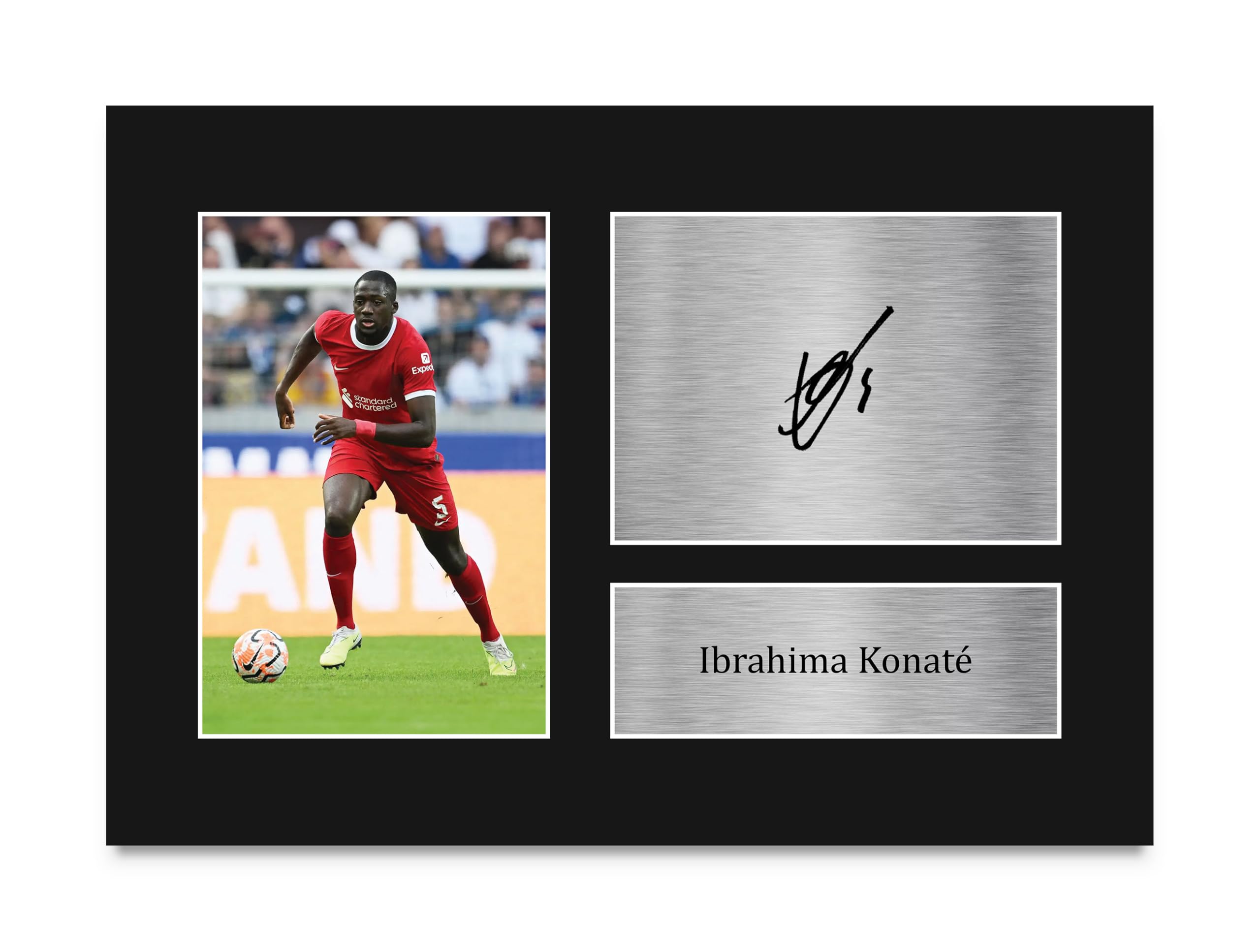 HWC Trading A4 Ibrahima Konate Gifts Printed Signed Autograph Picture for Football Fans and Supporters - A4 — image 1