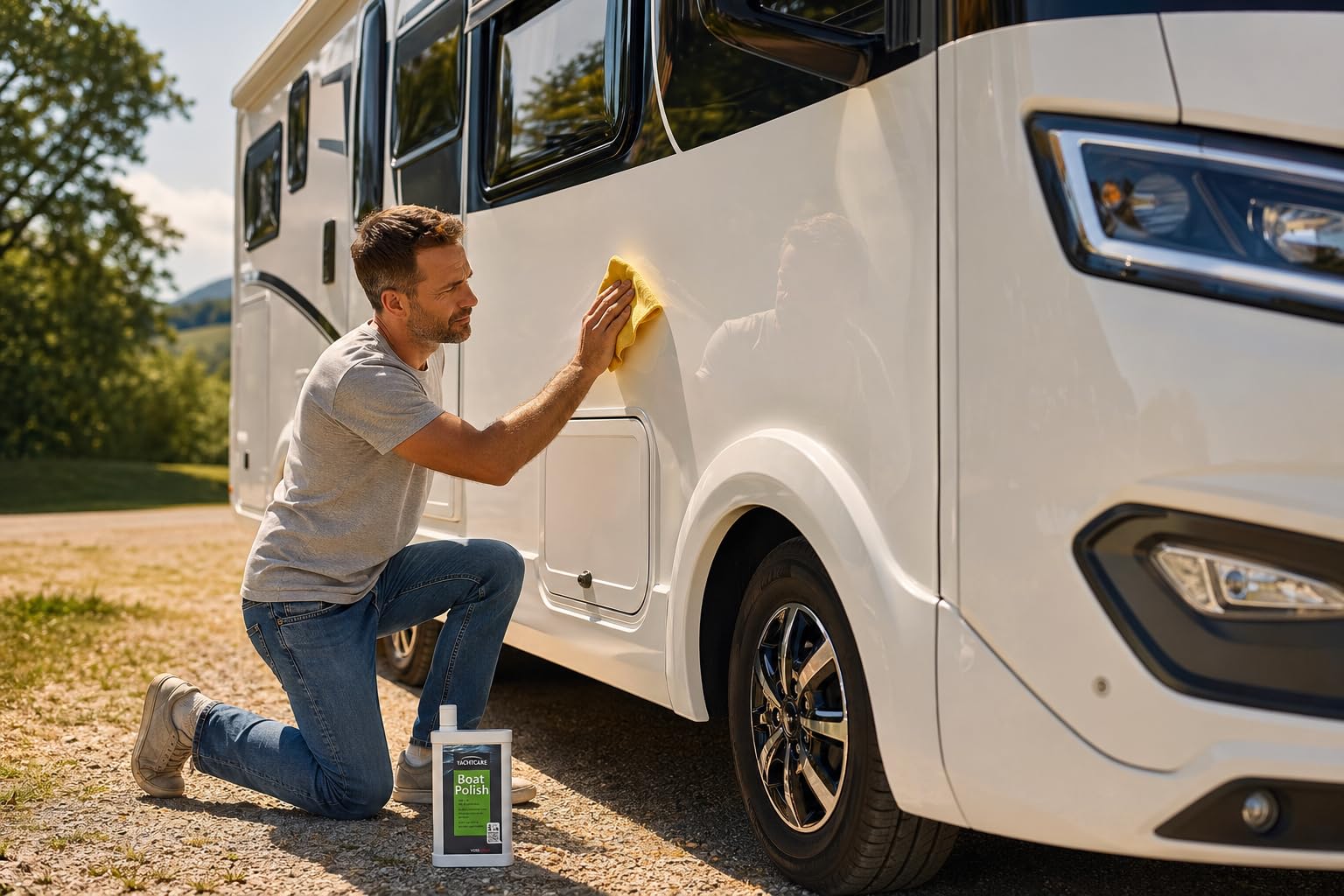 Yachtcare Boat Polish 500 ML – Lucidante per barca, caravan e altre superfici in plastica