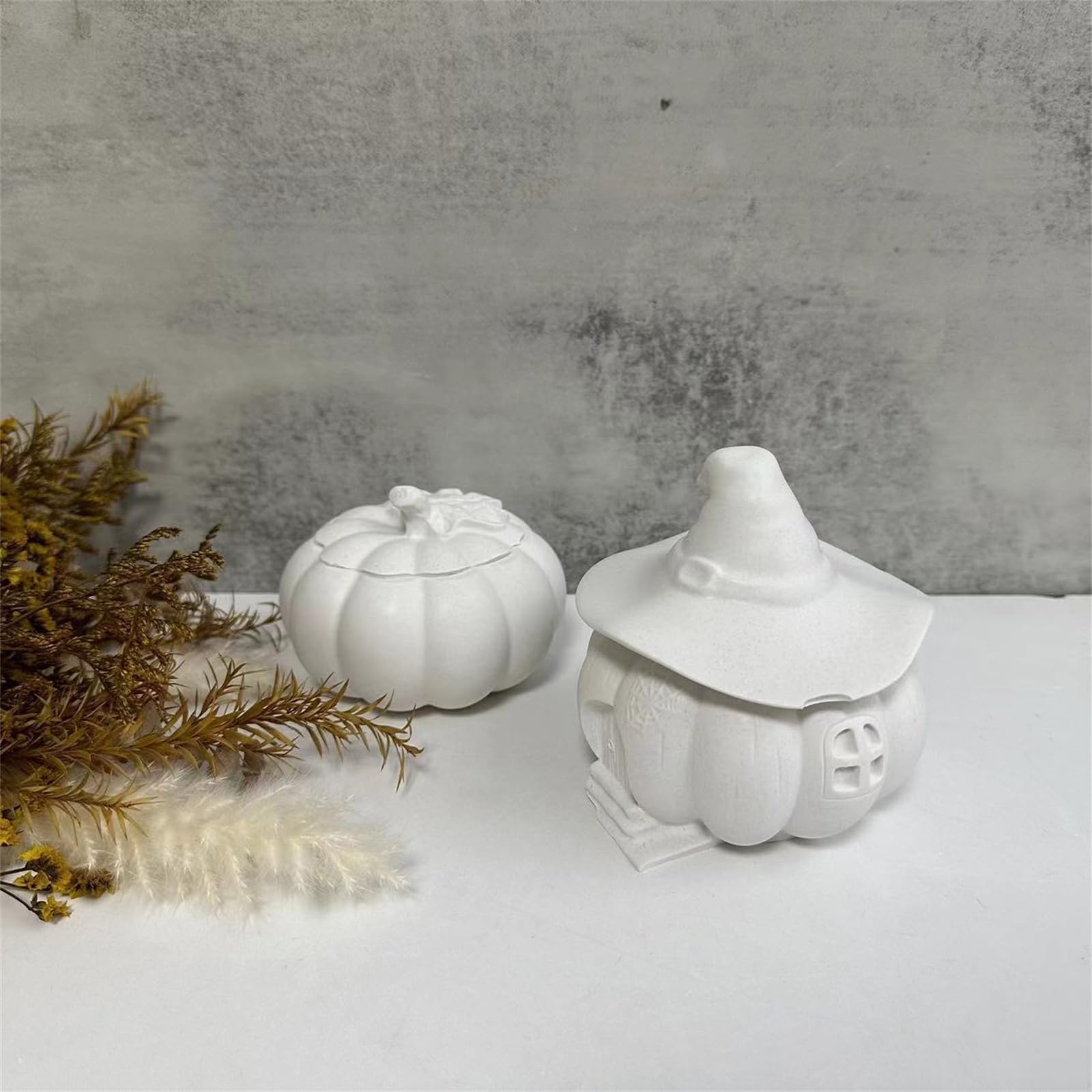 かぼちゃ型金属瓶 装飾付き かぼちゃ型金属瓶 装飾付き