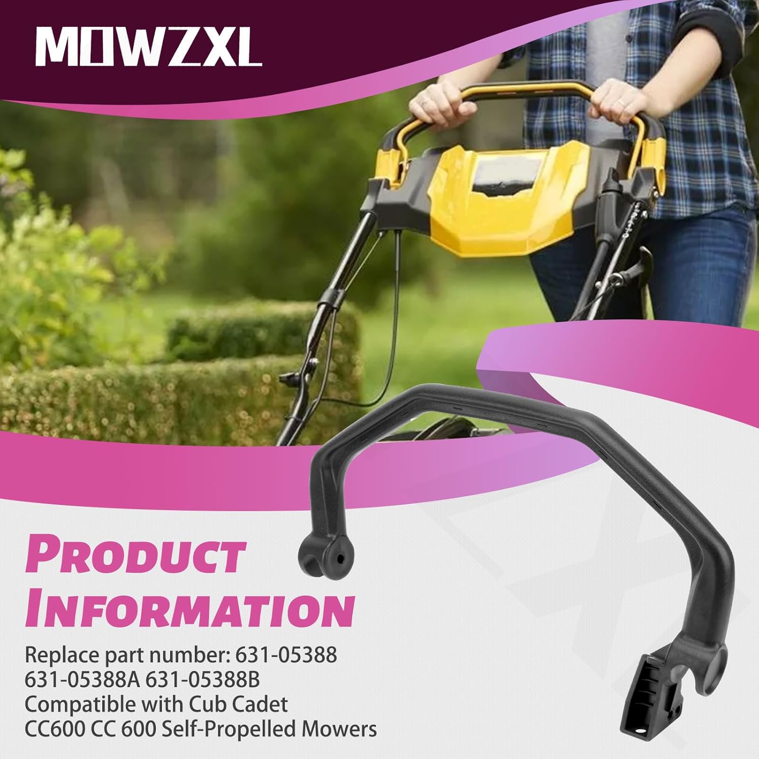 631-05388 631-05388A 631-05388B Drive Handle Assembly for Cub Cadet CC 600 CC600 Self-Propelled Mowers