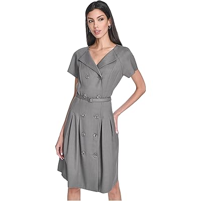 Платье Calvin Klein Melange Suiting Belted Aline