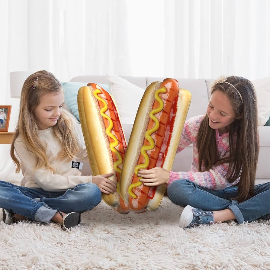 Amazon.com: 3D Hot Dog Pillow, Realistic Hotdog Food Pillow, Cozy