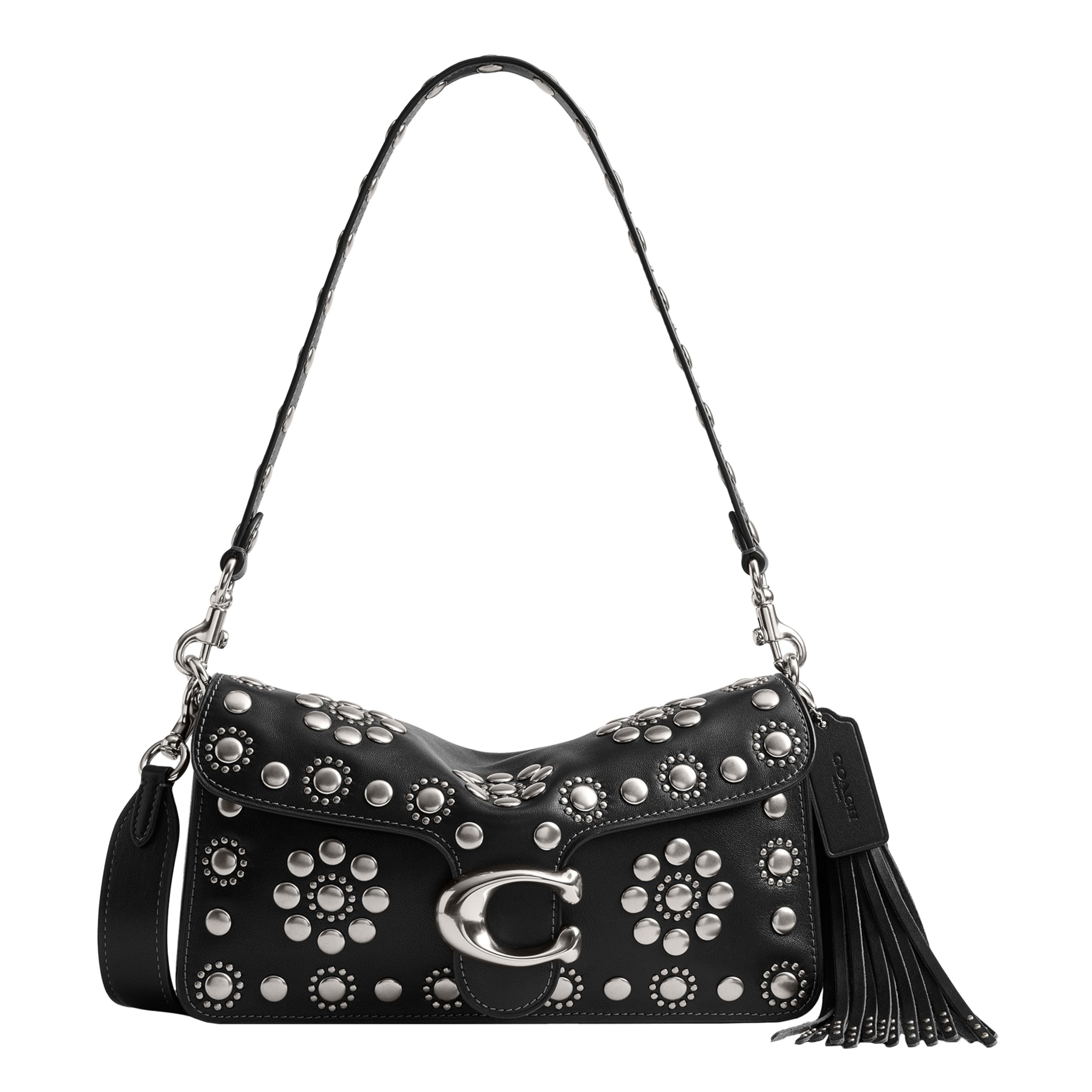 Photo 1 of Coach Tabby Shoulder Bag 26 - Black Western Rivets