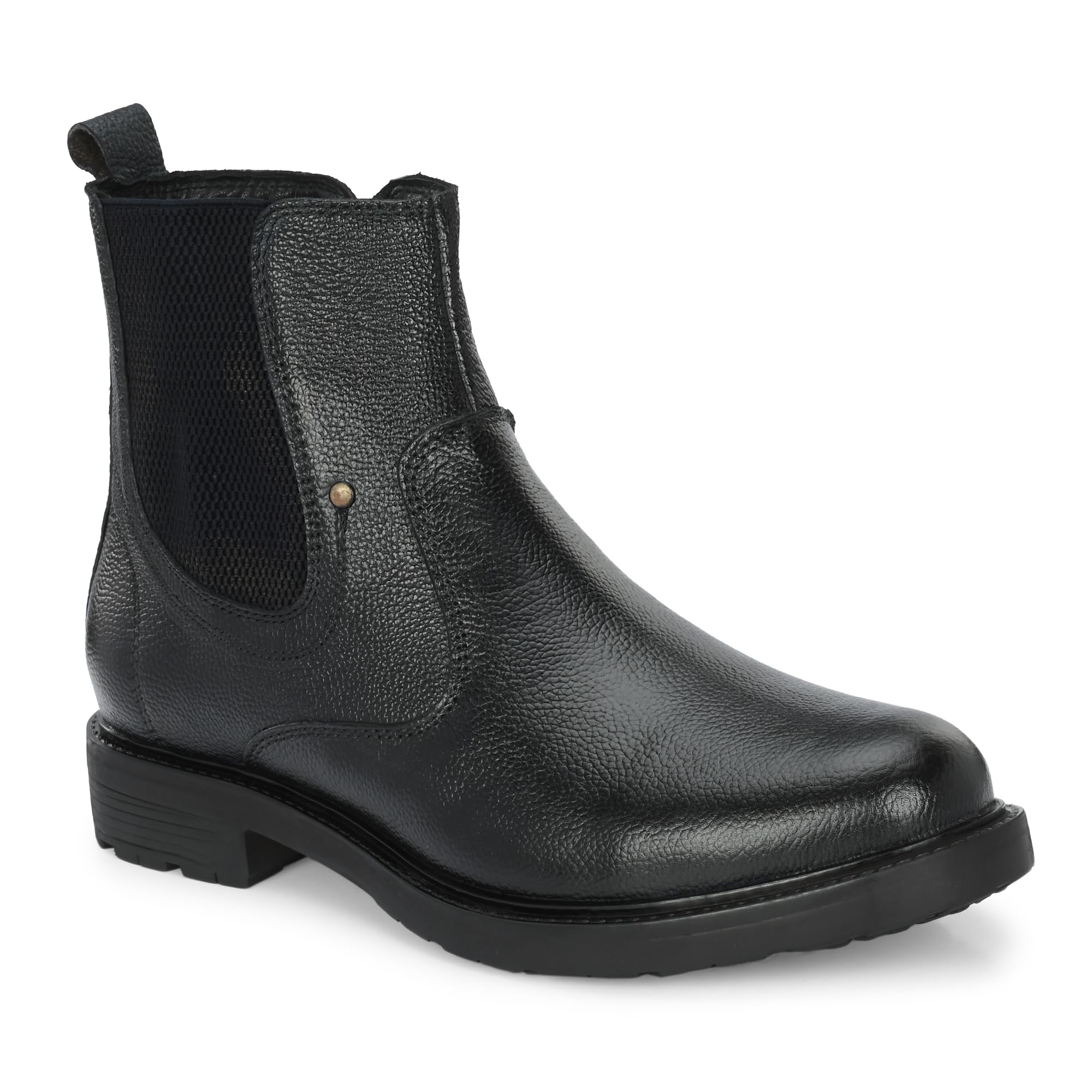 GALEX Leather Chelsea Boots for Men | Trendy, Stylish & Casual Boots | Zip/Chain Boots for Men Black (GA-CB-2866-BLK-9) (B0CR1FCP6X) Amazon Price History, Amazon Price Tracker