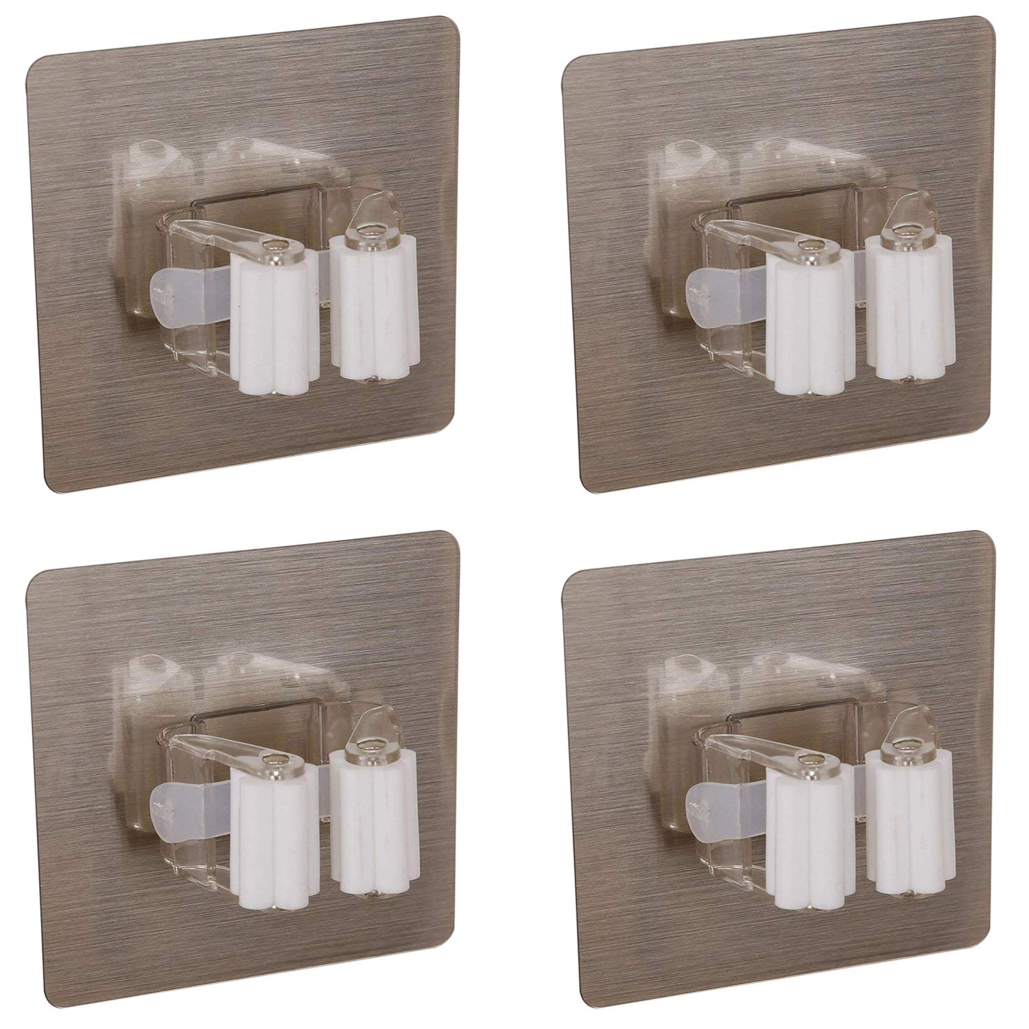 HOKIPO Magic Sticker Series Self Adhesive Mop & Broom Holder, Pack of 4 (Model-AR1501*4) (B08XVZC4KK) Amazon Price History, Amazon Price Tracker