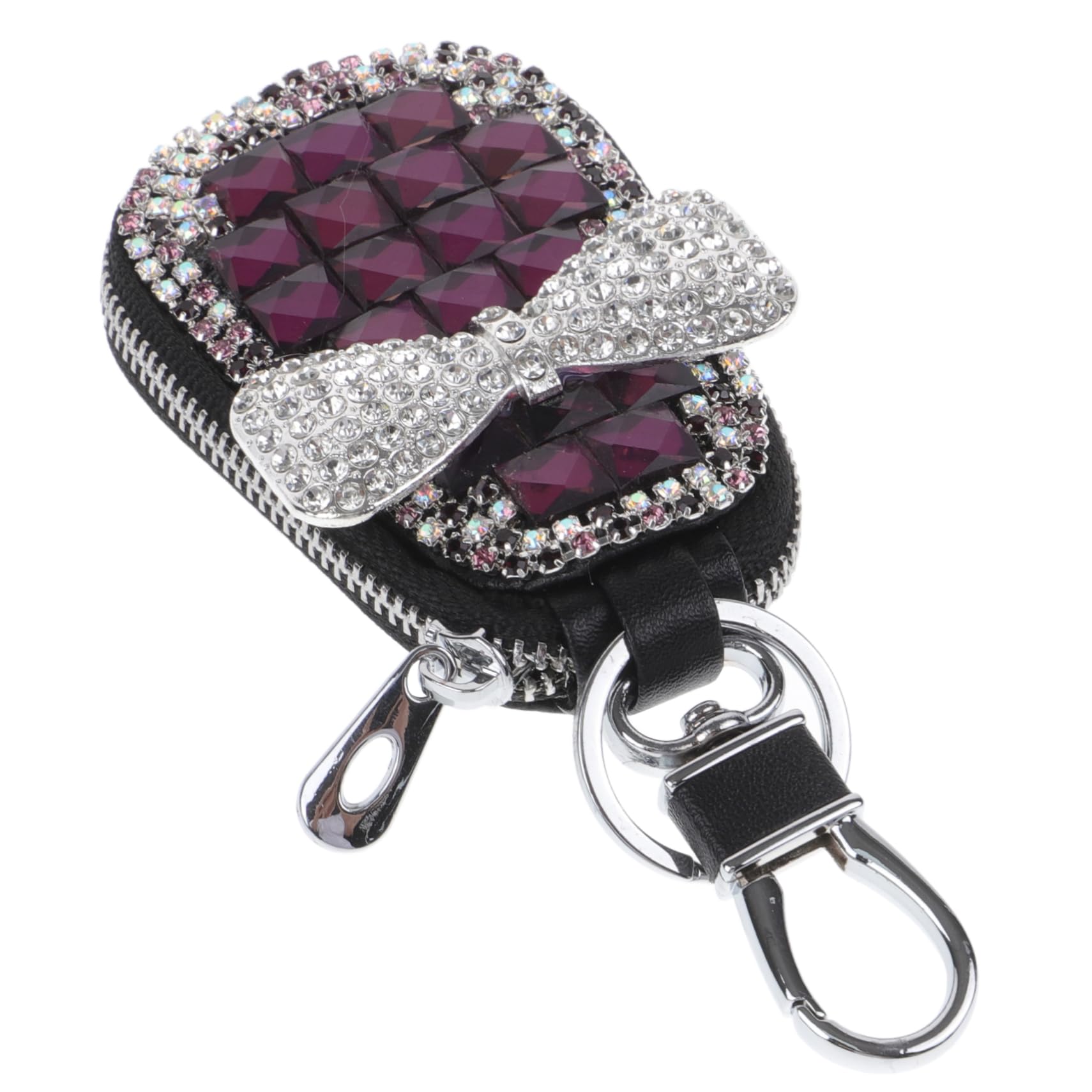 LIFKOME 3pezzi Custodia Per Chiavi Auto Strass Elegante Pouch Protettivo Per Chiavi Con Design Minimalista e Chic Accessorio Fashion Per Auto Adatta Tutti Gli Stili