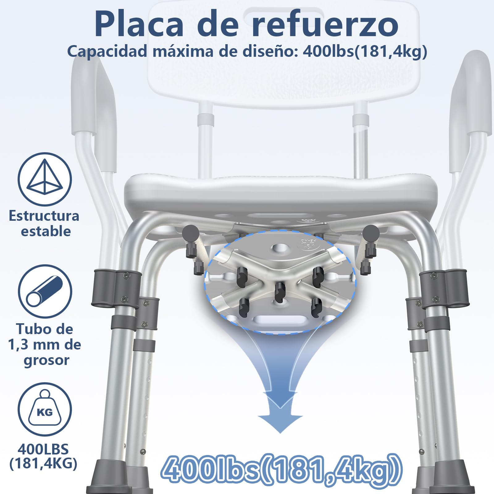 KingPavonini Silla de ducha