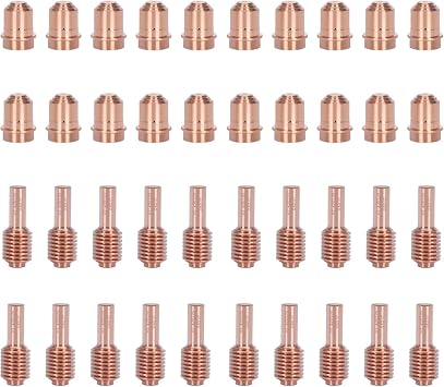 20Pcs 420120 Electrode 20Pcs 420117 Nozzle Fit For PMX 30XP Plasma Fine Cutting Consumables