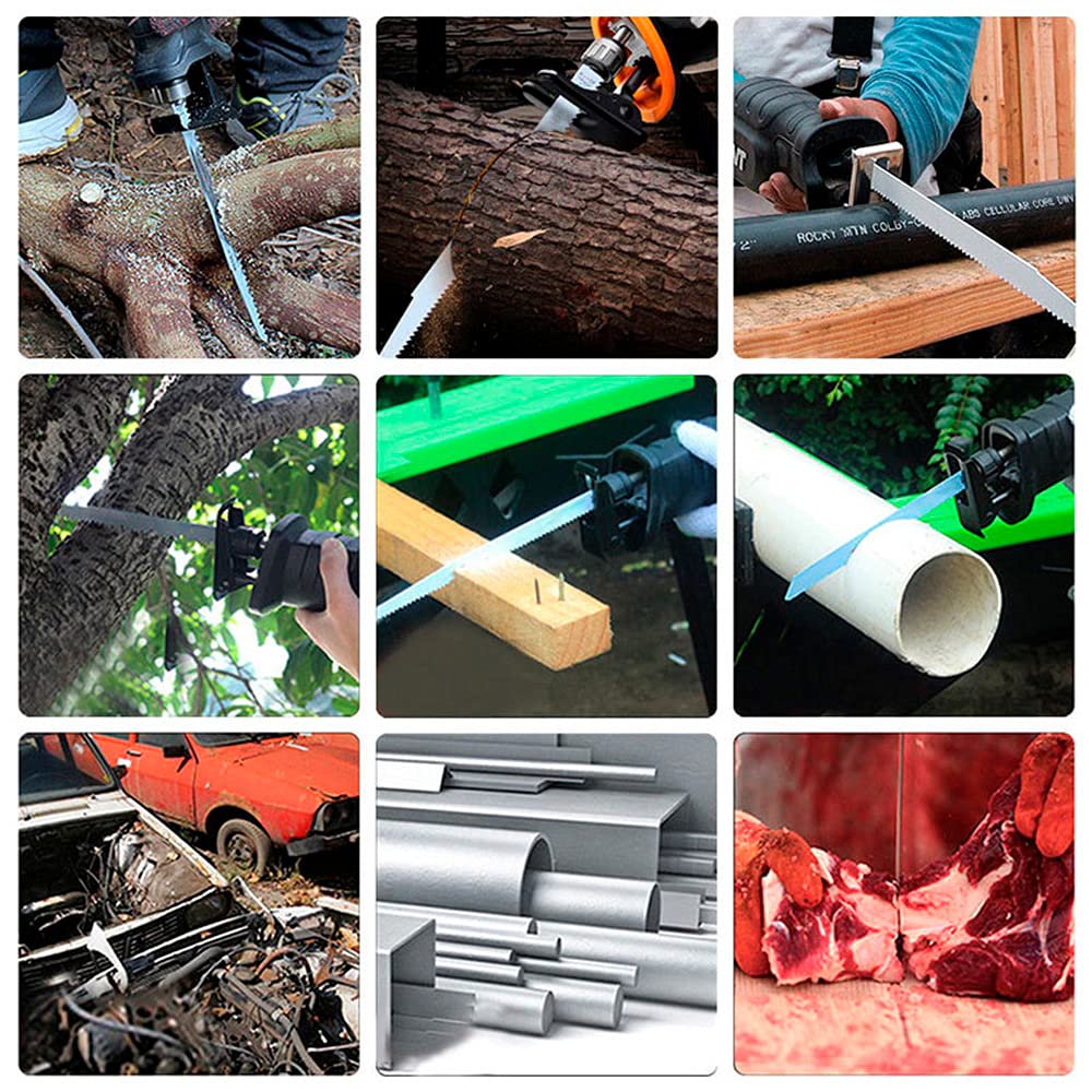 Lama multiuso per seghetto alternativo, 14 pezzi, per legno, metallo, plastica, PVC, accessori per seghetto alternativo