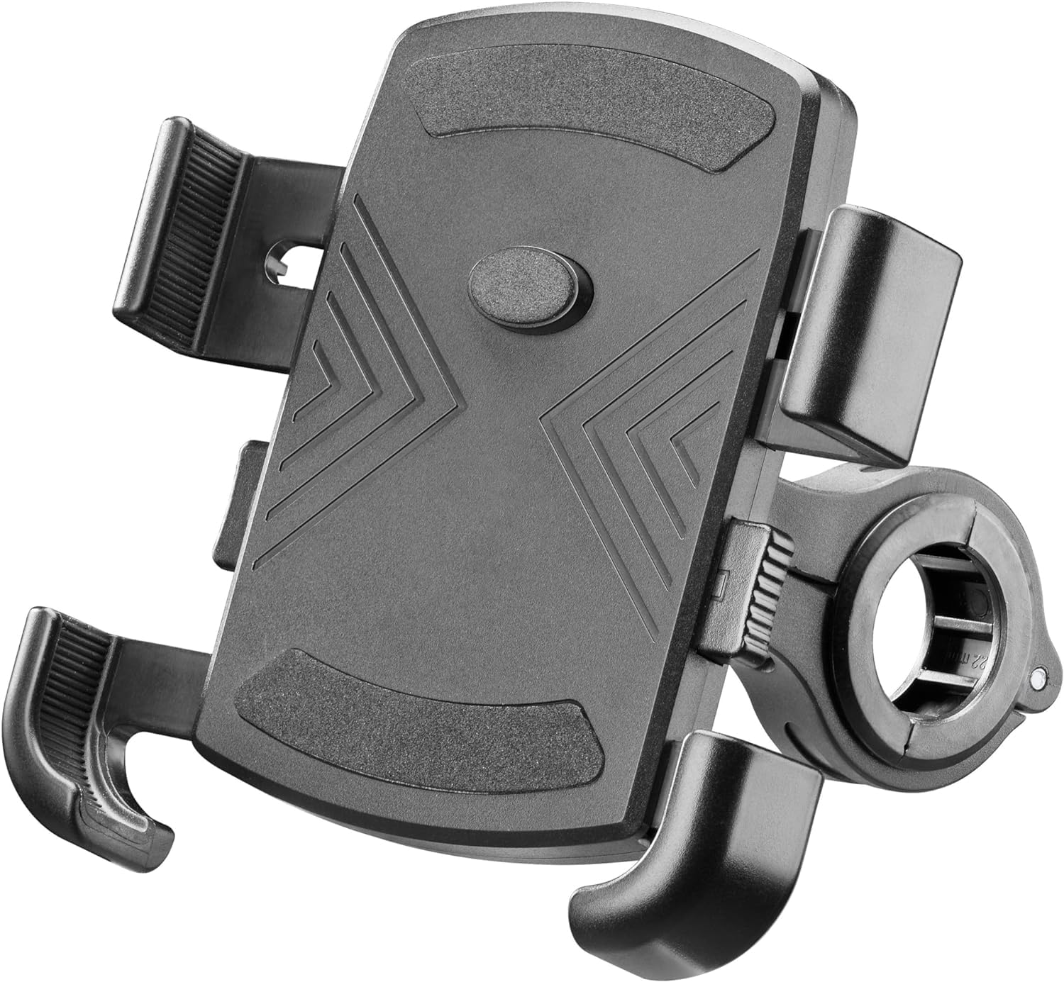 Interphone | SMMOTOCRAB23 | Supporto Porta Cellulare per Moto - Universal Smartphone Attacchi Manubrio da 12 to 30 mm - Semplice e Sicuro