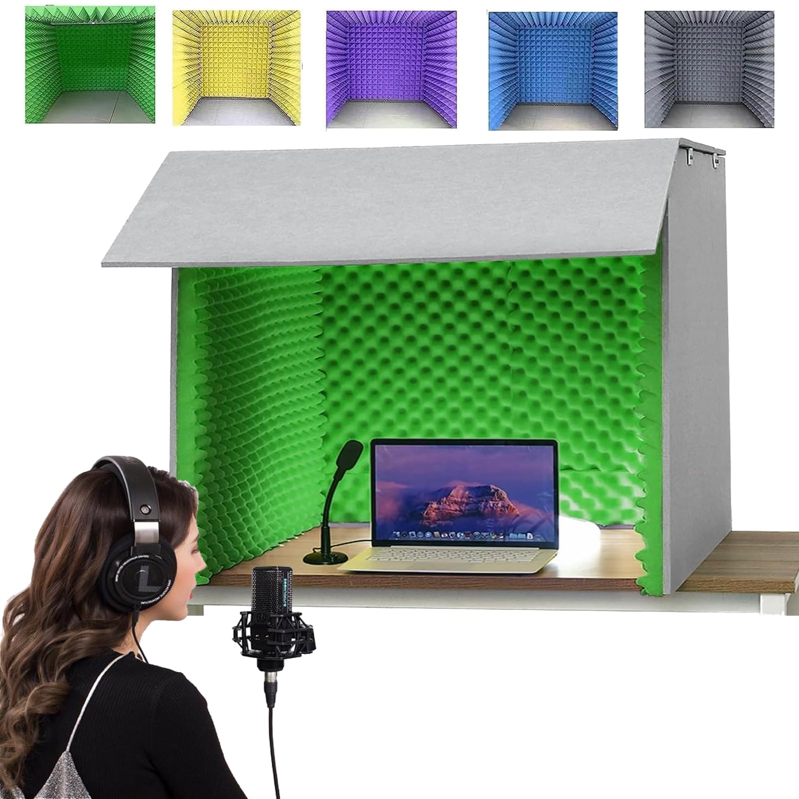 Panneaux mousse acoustique et cabine insonorisante de bureau