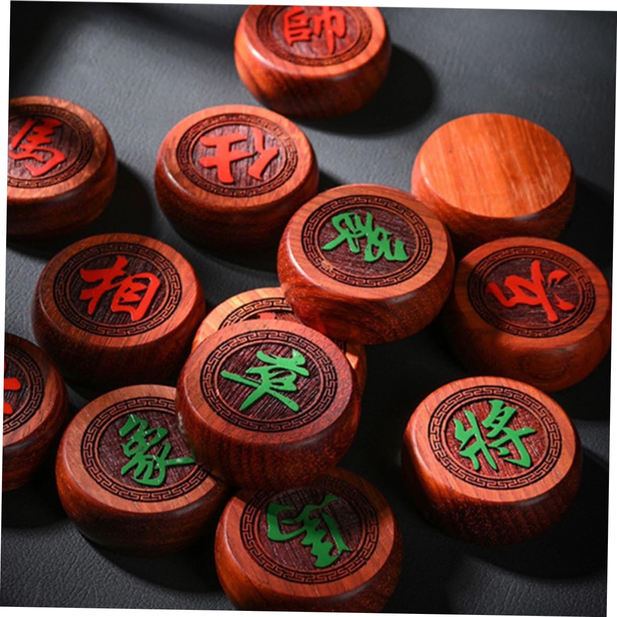 Juego de Ajedrez Chino 1 Set de Madera Tablero para Adultos