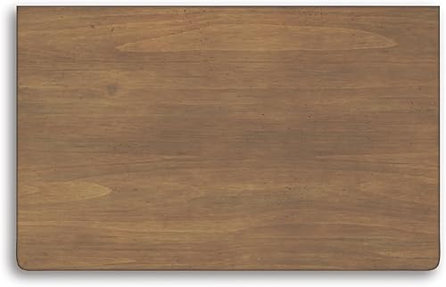 Miniatura 8 de Signature Design by Ashley Glarrison - Mesita de noche clásica de 3 cajones con cajón superior forrado de fieltro y bandeja extraíble, color marrón