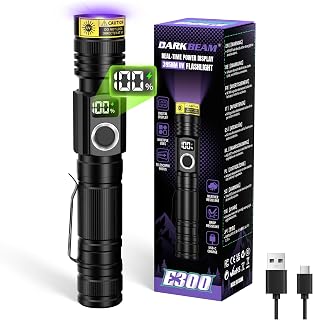 DARKBEAM Flashlight UV Black Light 395 nm Woods Lamp LED Ultraviolet Lights