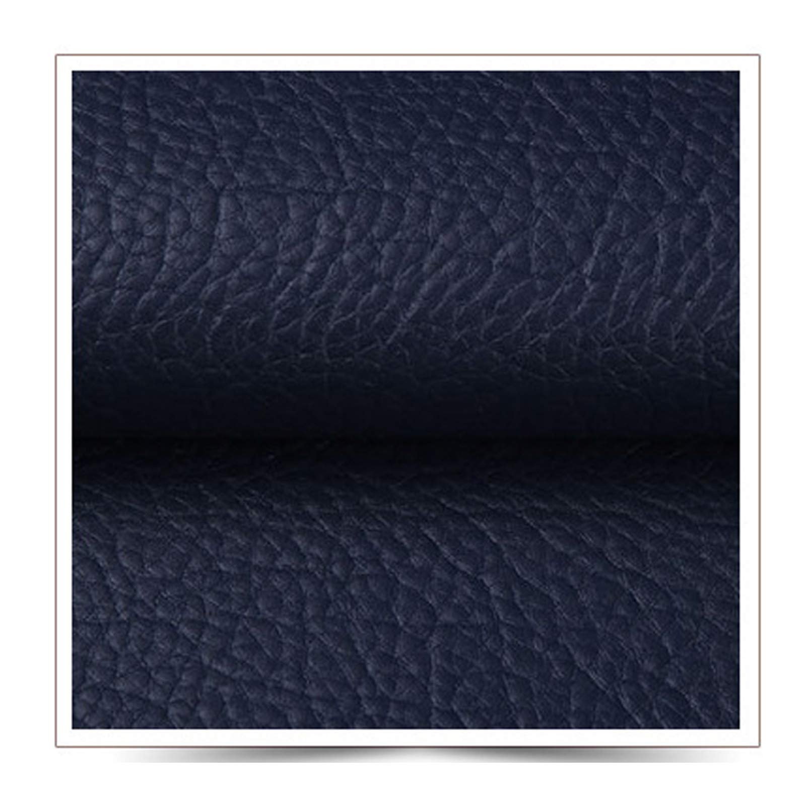 PU Fabric Paste Leather,Leatherette Faux Leather Upholstery Crafts DIY Sewings Sofa Handbag Car Seat Decorations Leathercloth Upholstery Textured Material-Dark Blue 1.38x5m