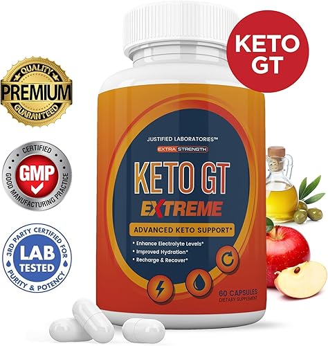 Miniatura 2 de Keto GT Extreme Keto Pills 1675MG Fórmula nueva y mejorada que contiene vinagre de sidra de manzana, aceite de oliva extra virgen en polvo, hoja de