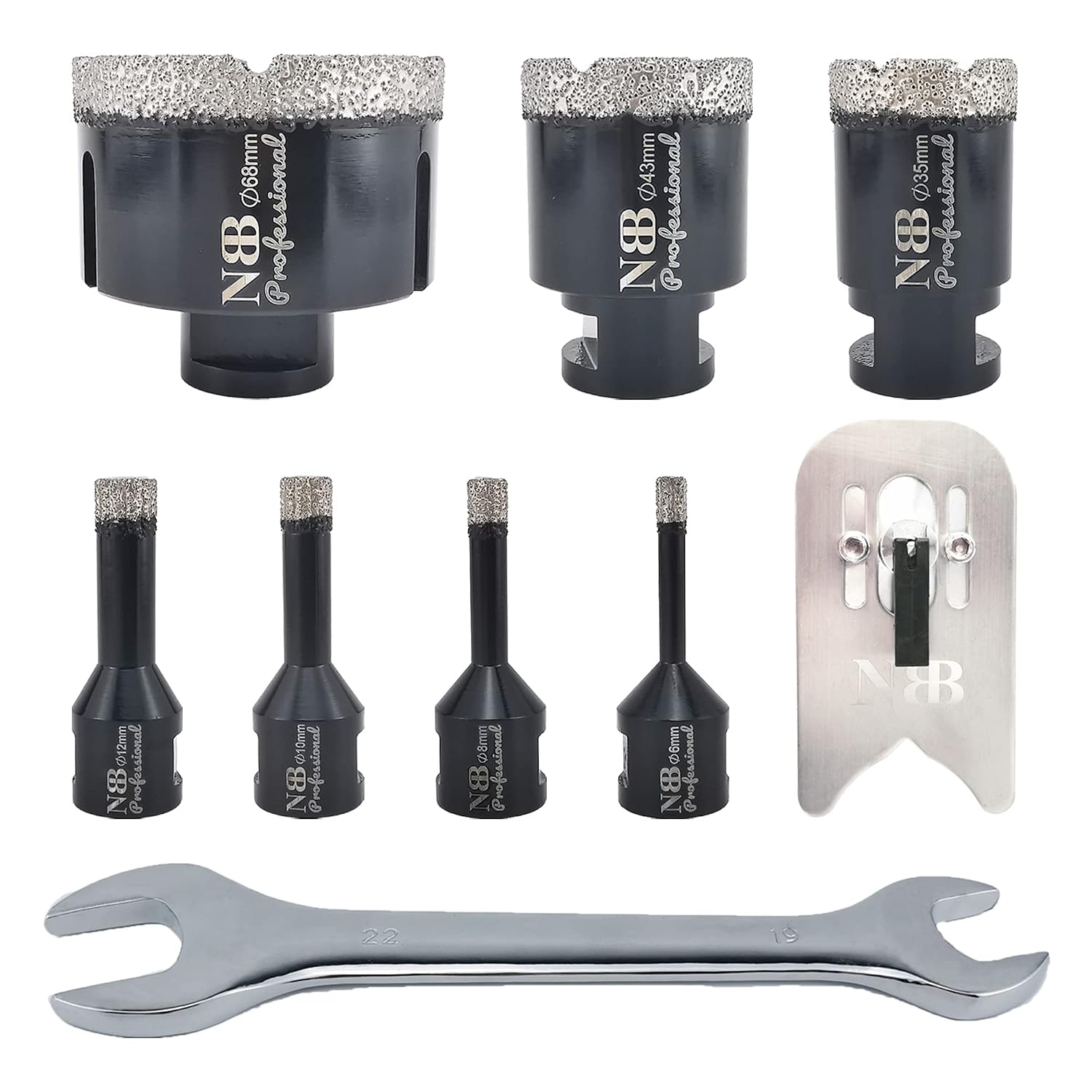 NBB vacuum brazed diamond hole saw with M14, for dry or wet drilling professionally on hard porcelain, ceramic, tile, granite