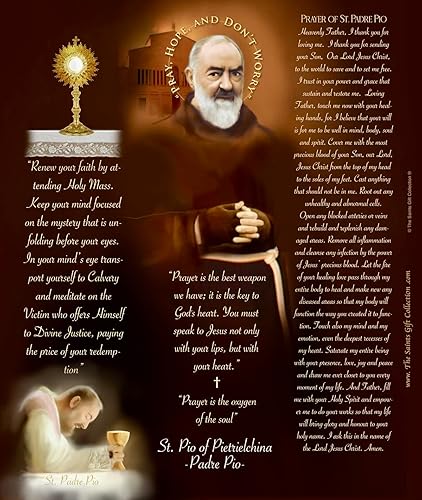 Miniatura 4 de St Padre Pio, vela LED sin llama de oración devocional