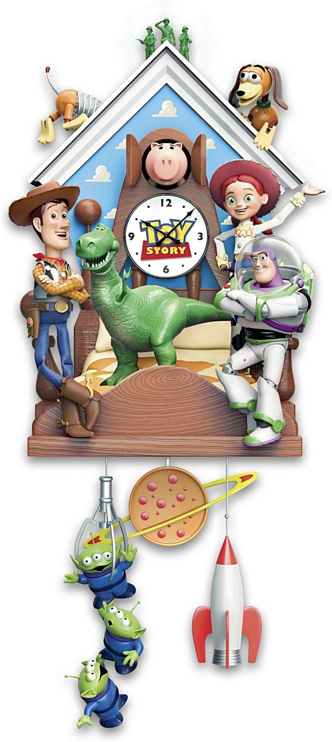 The Bradford Exchange Disney·Pixar Toy Story Sculptural Cuckoo Clock