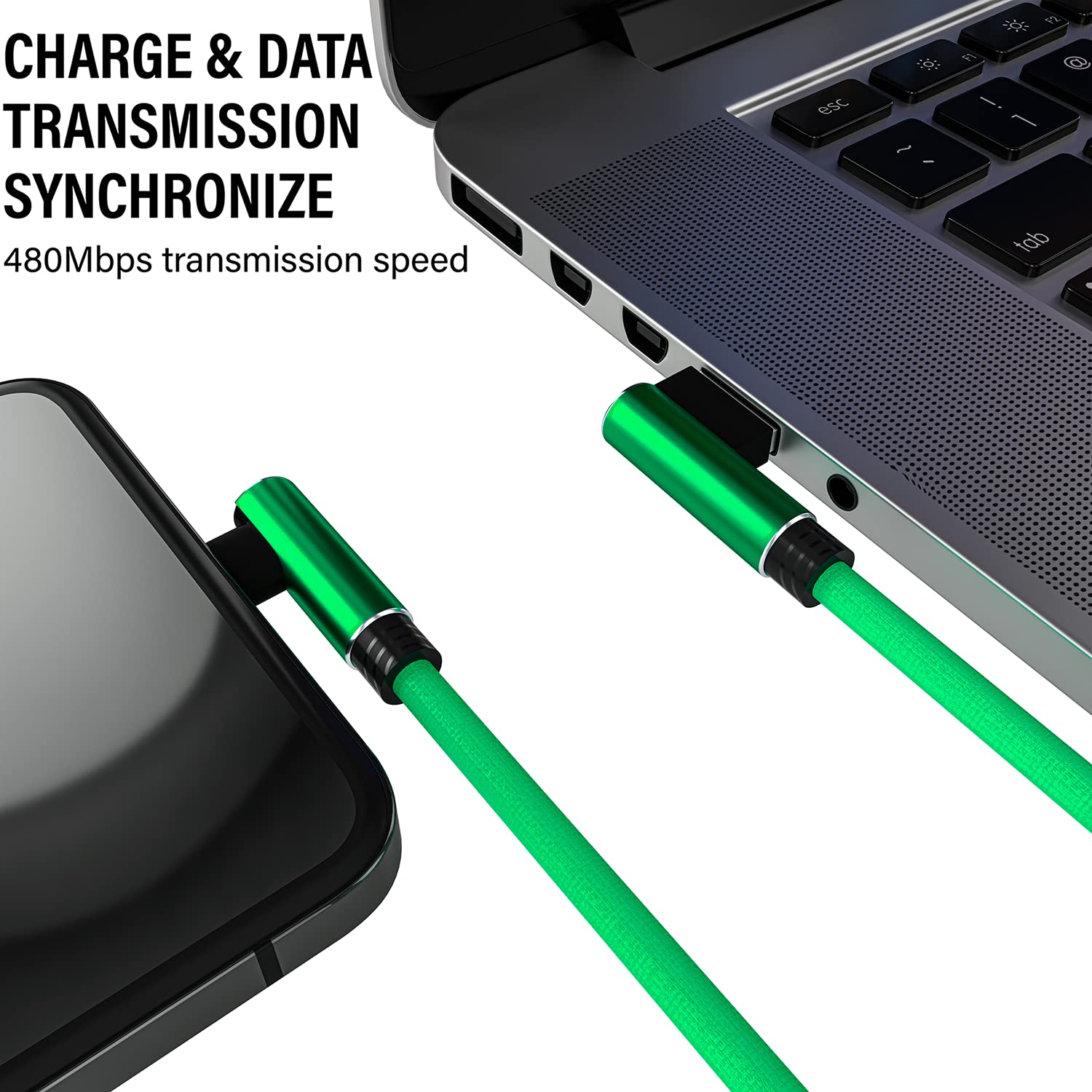 Ironten iPhone Lightning Charger, 100 Pack 6 Ft Green Apple MFi Certified Cable Nylon Braided Cable Fast Charging Cord Compatible with iPhone 14 13 12 11 Pro Max XR XS X 8 7 6 Plus SE iPad