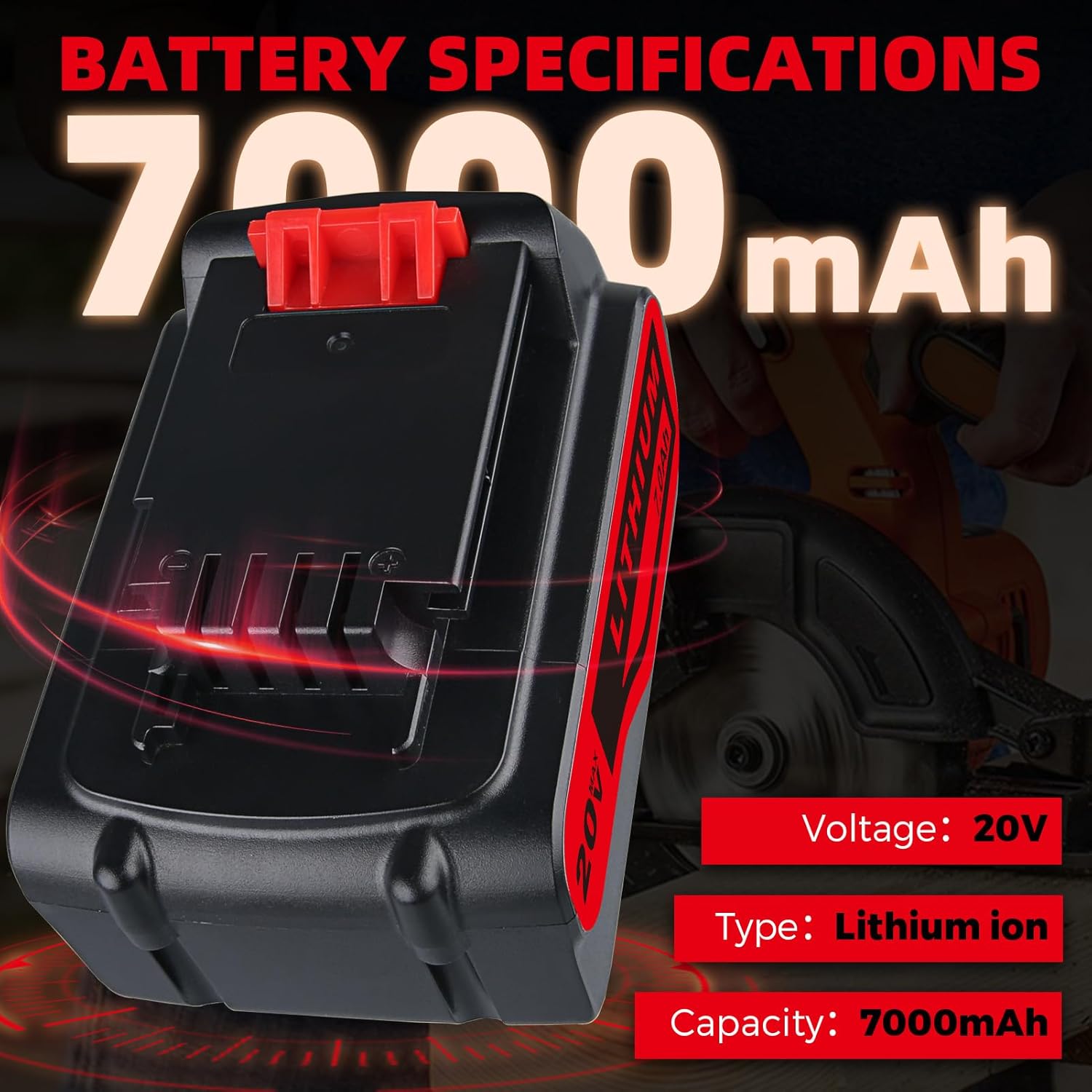 VANON 2Pack LB2X4020 7.0Ah 20V Max Lithium Battery Replacement for Black and Decker 20 Volt Battery Compatible with Black and Decker 20v Cordless Power Tools LBXR20 LBXR20-OPE LBX4020 LST220