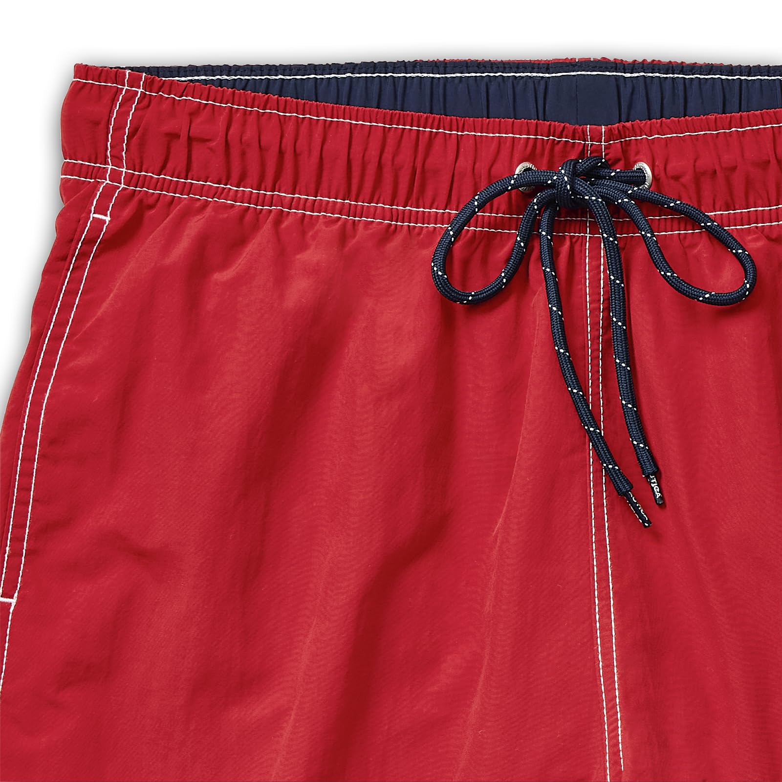 Nautica Solid Quick Dry Classic Logo Swim Trunk Costume a Pantaloncino Uomo