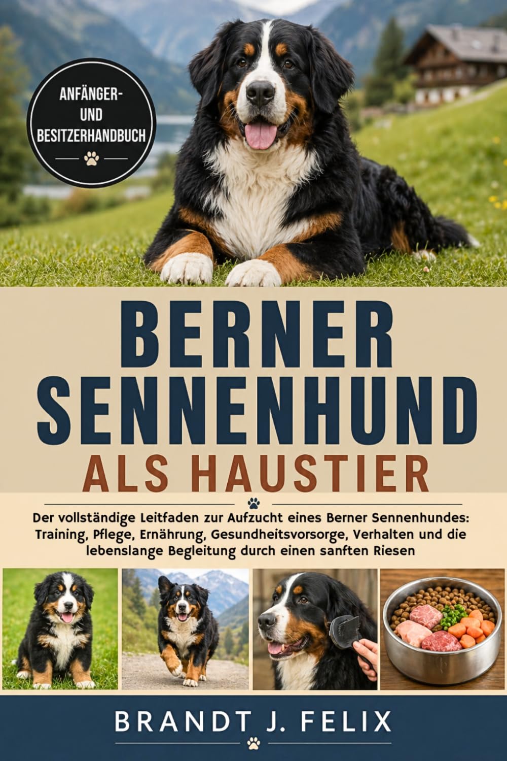BERNER SENNENHUND ALS HAUSTIER: Der vollständige Leitfaden zur Aufzucht eines Berner Sennenhundes: Training, Pflege, Ernährung, Gesundheitsvorsorge, ... Begleitung durch einen sanften Riesen