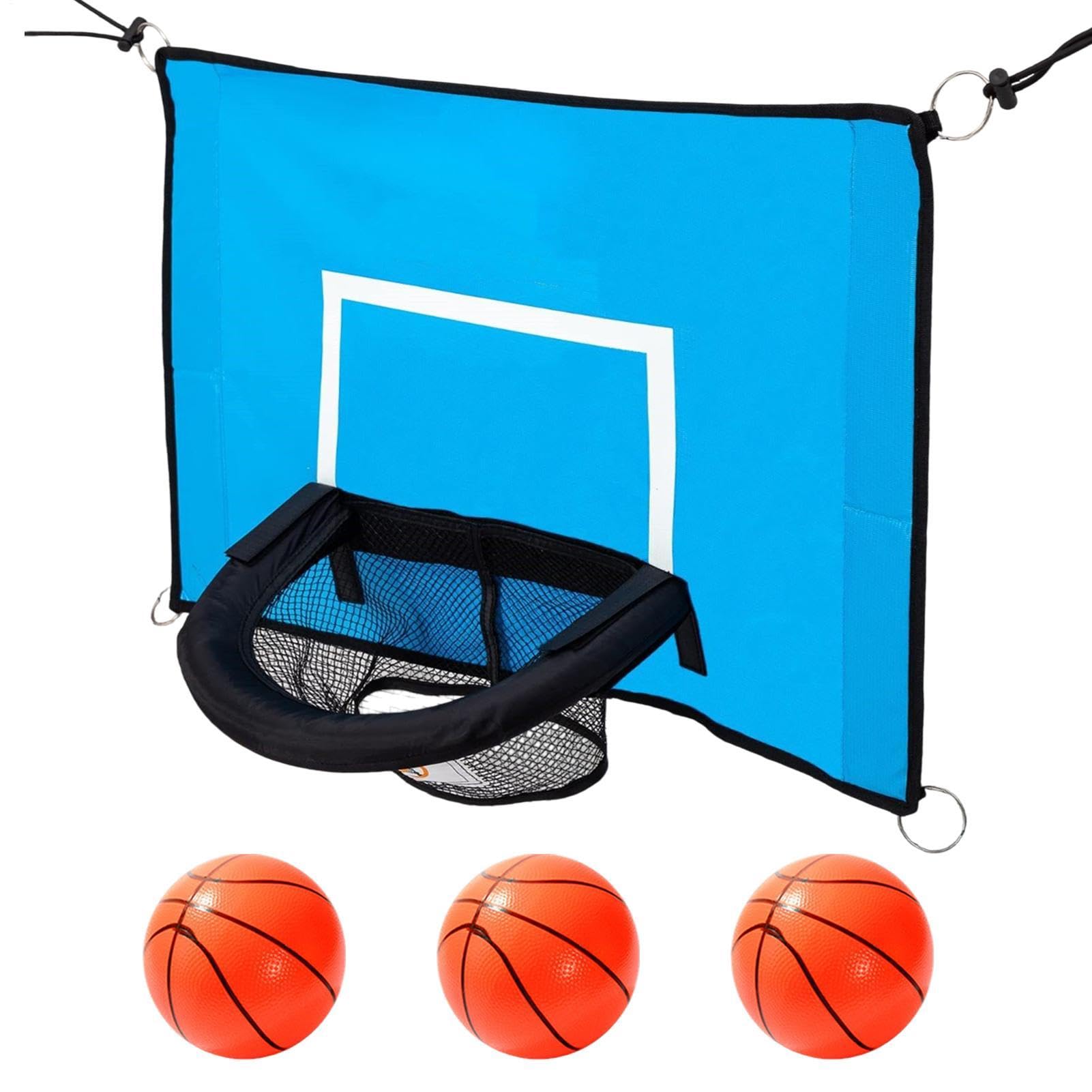 Aro de baloncesto para cama elástica que soluciona el aburrimiento exterior 8