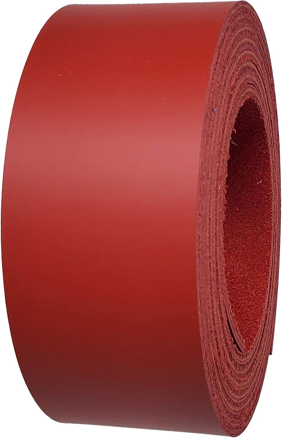 1.5 Inch Wide Red Leather Straps - Latigo Leather Straps up to 96 Inch Long – 6-7 oz. (2.4 – 2.8 mm) Latigo Leather Strips by Pitka Leather (1.5" x 72")