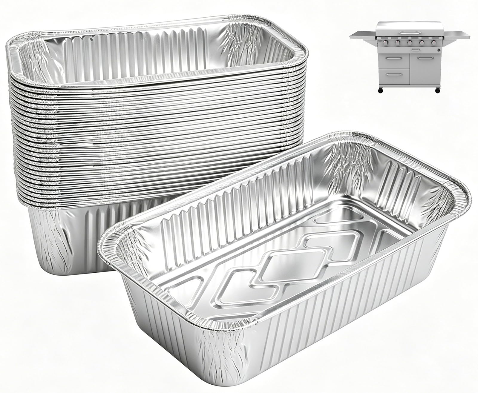 Grill Liner for Members Mark Griddle Drip Pan G70301-1 G70302-1 990001978 โ image 1