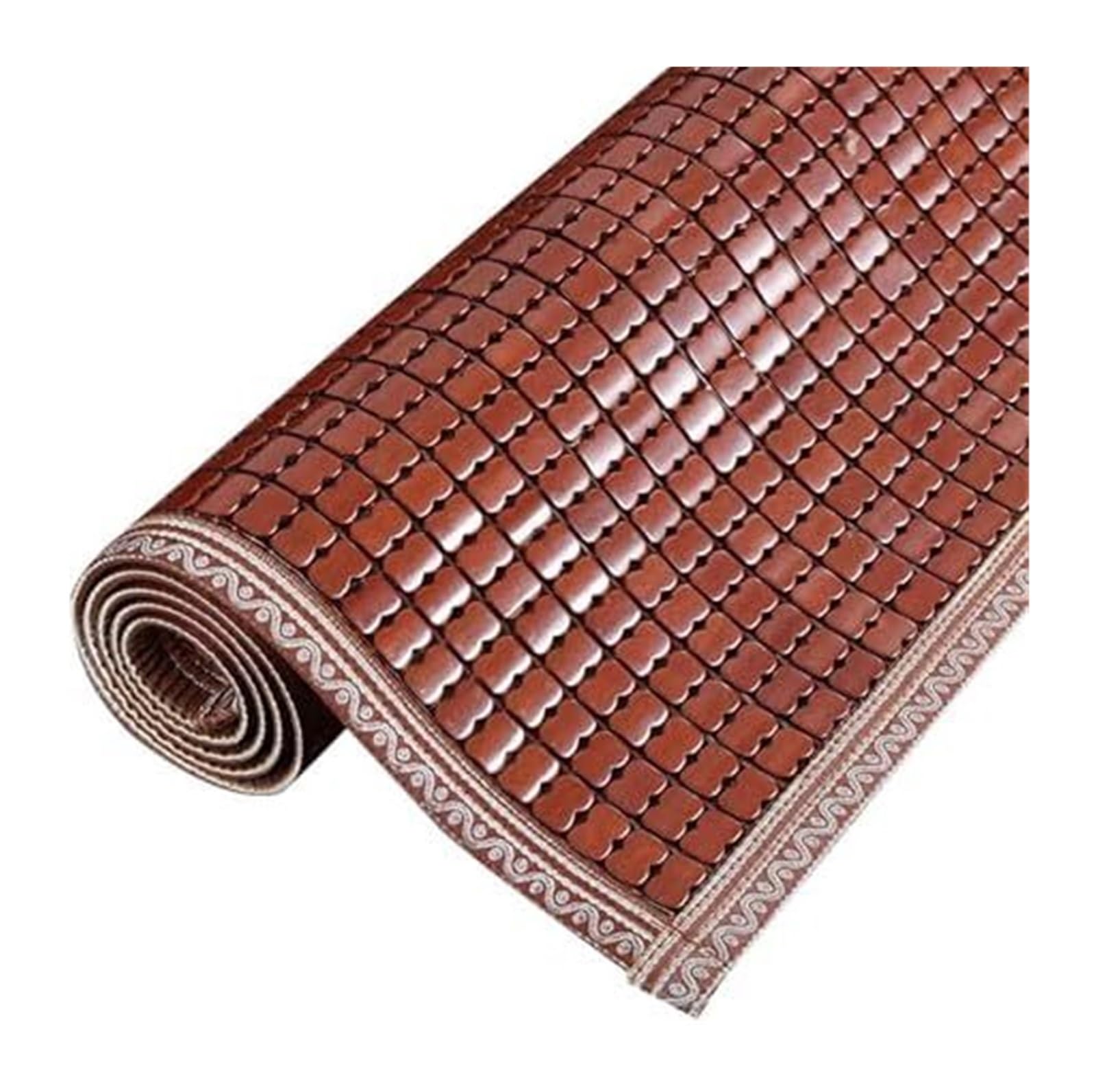 AVkgwrtb Summer Bamboo Couch Cover, Carbonised Mahjong Bamboo Insulation Pad Multiple Sizes(80 * 80cm(31.5 * 31.5in))