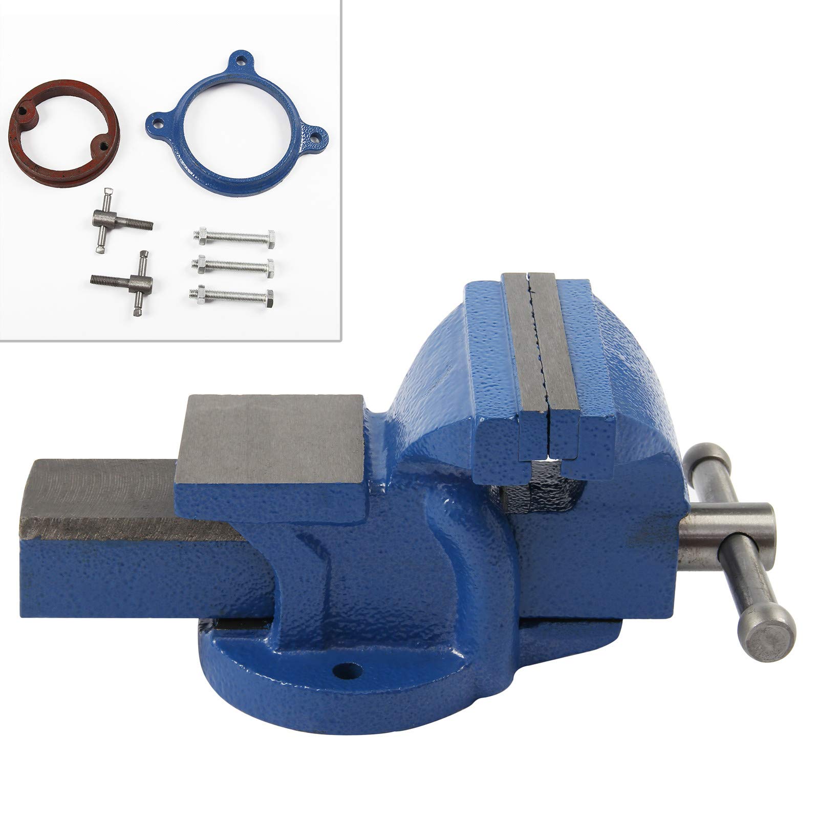 Vices Blue Engineers Vice Vise Swivel Base Clamp Jaw Work