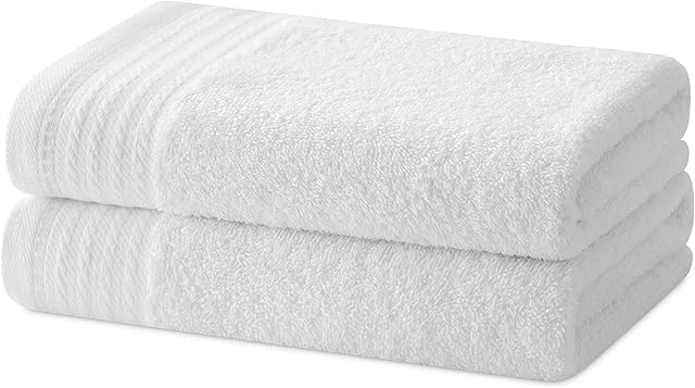 Degrees home - Zestaw 2 ręczników do rąk - Ręczniki kąpielowe - 100% Bawełna - 480g/m2-100x50 cms