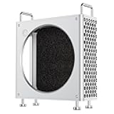 ULANZI QT01 Mac mini Case, Aluminum Case Compatible with 2024 Mac mini M4/M4 Pro, Heat Dissipation Aluminum Mac mini M4 Mount Rack, Mac mini M4 Holder Anti-Scratch Shockproof Portable Small Stand