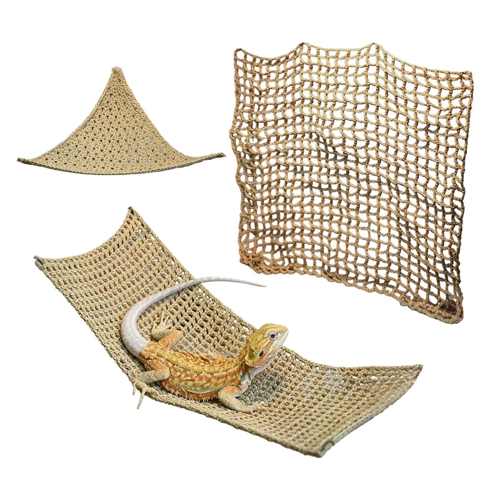 Hamaca para reptiles que transforma tu jaula en un hábitat natural de descanso