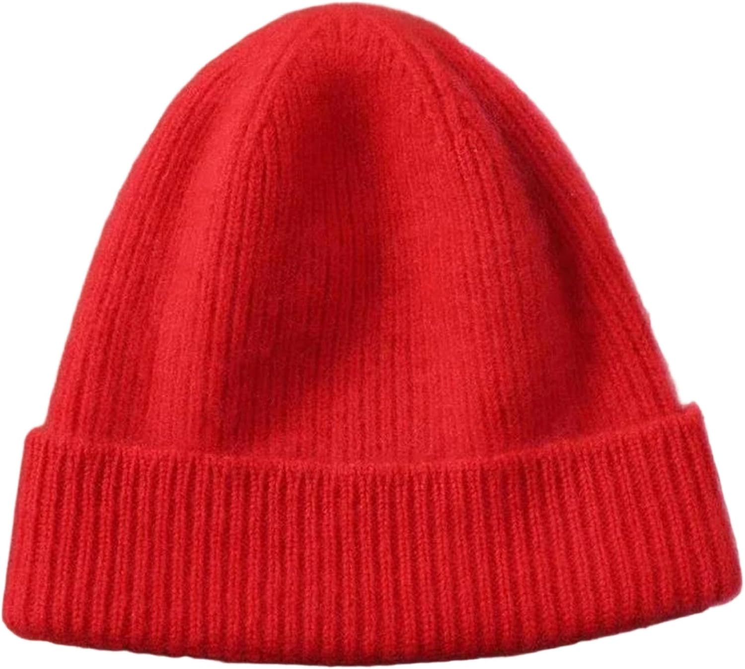 Unisex Slouchy Cozy Casual Stretchy Beanie Hat - Winter Warm Soft Solid Color Knitted Cap for Skiing/Hiking/Skating