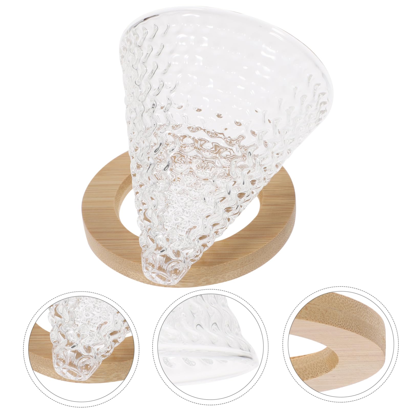 Cabilock 2 Juegos Recipiente De Filtro Cónico Filtrar Filtros Descafeinado Té Automático Filtro Para Maquina De Cafe Jarabe Café Llevar Manosear Filtro De Cafetera Embudo Cafeteras Vidrio