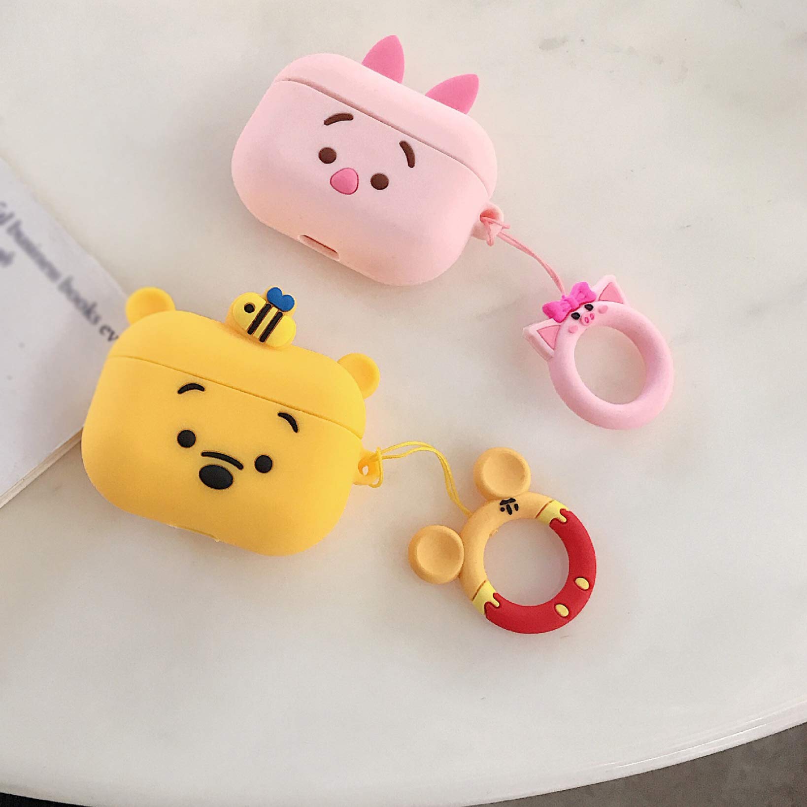 AirPods proケース イヤホンカバー 保護カバー　ピグレット Amazon | Airpods Proケース ピグレット AirPods Proカバー 充電ケース