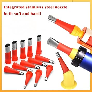 16-Pack Professional Caulking Gun Nozzle Set