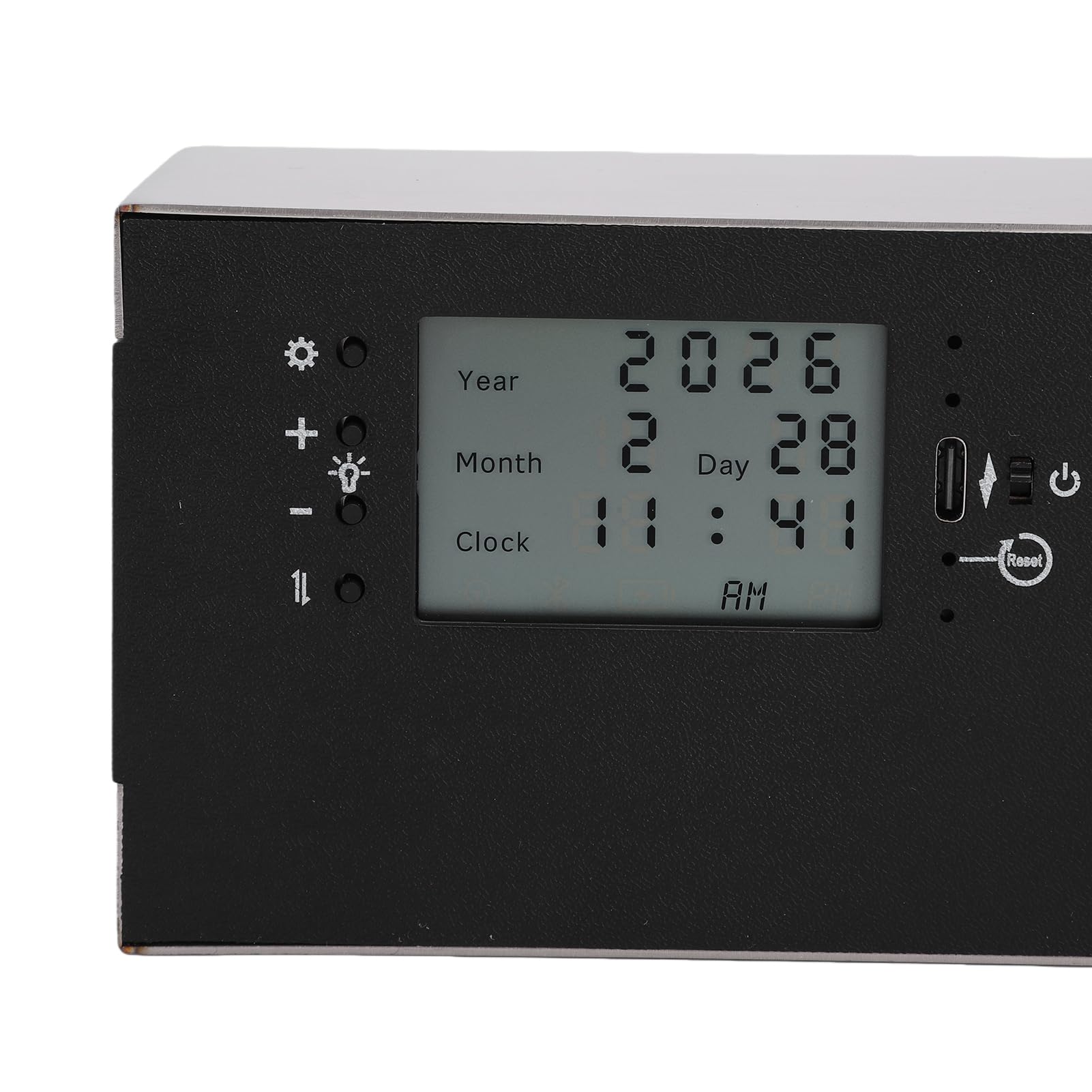Reloj con Calendario Digital LED, Automático de Página con