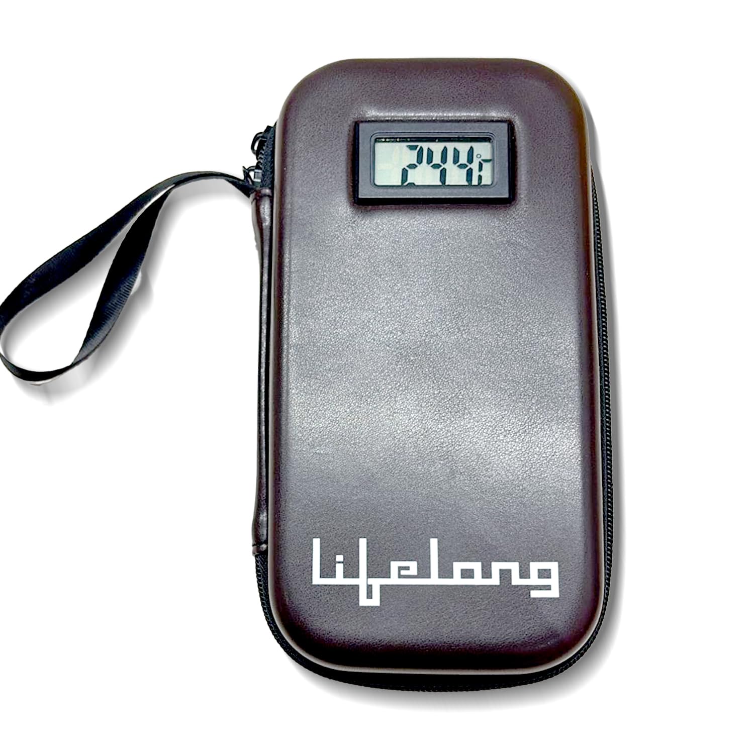 Lifelong Insulin Cooler Travel Case, Portable Medical Cooler Bag for Diabetes with an External Thermometer, 2 Reusable Ice Packs for Insulin Pen and Other Diabetic Supplies Lifelong Insulin Cooler Travel Case, Portable Medical Cooler Bag for Diabetes with an External Thermometer, 2 Reusable Ice Packs for Insulin Pen and Other Diabetic Supplies