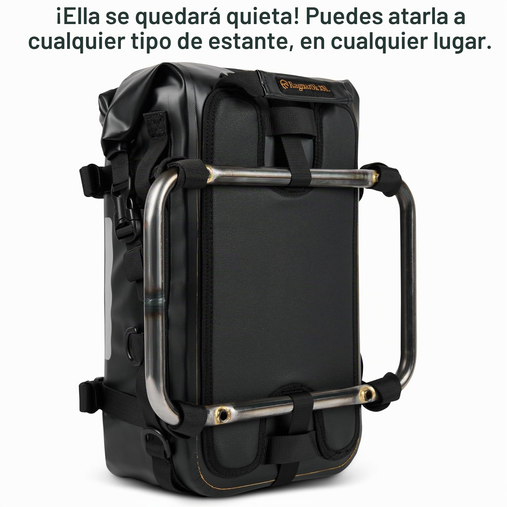 Odinsberg 15L Bolsa Impermeable para Moto Trasera Asiento Defensas Laterales Alforjas Trail Enduro