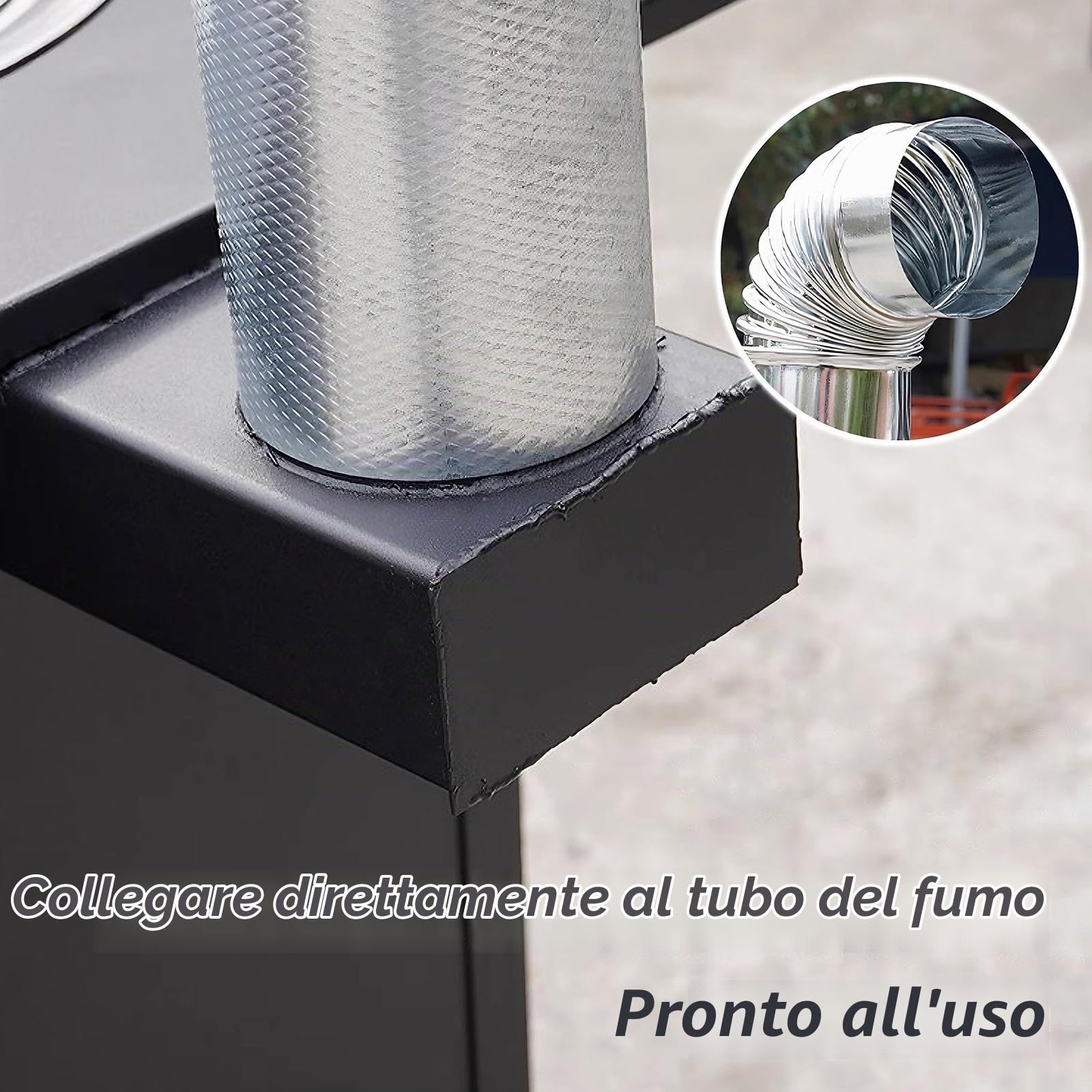 Stufa a Legna Portatile per 1-4 Persone Stufe a Legna da Interno con Canna Fumaria da 97cm Lamiera in Acciaio Spesso Cucine da Campeggio per uso Interno ed Esterno