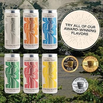 Amazon.com: Strongwater Tonic Water Variety Pack (Pack of 12