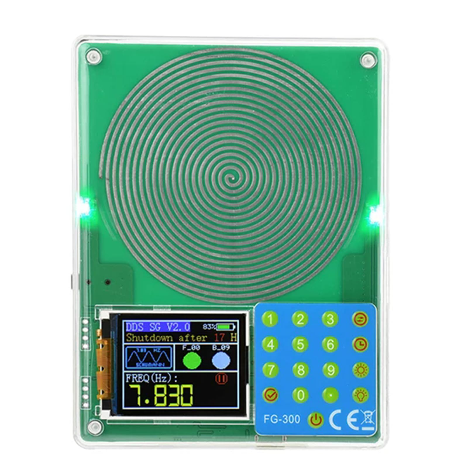Generador De Ondas Schumann, Generador De Resonancia De Onda Sinusoidal Ajustable De 0,001 Hz A 200 Khz, Frecuencia Ultrabaja De 7,83 Hz, con 13 Salidas De Forma De Onda, para Pruebas